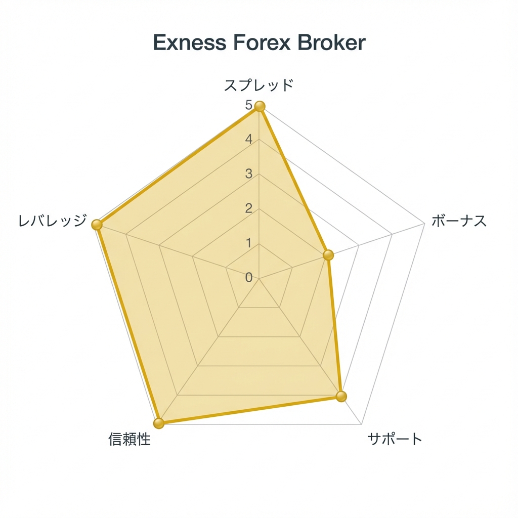 Exnessレーダーチャート