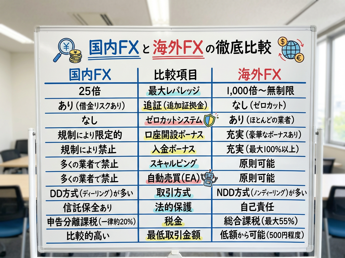 比較のイメージボード