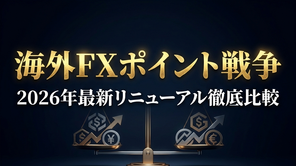 【2026年最新】海外FXポイント戦争!XM・BigBoss・HFMを徹底比較【改悪への最適解】