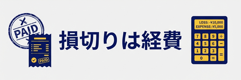 FXの損切りはビジネスにおける必要経費であることの図解