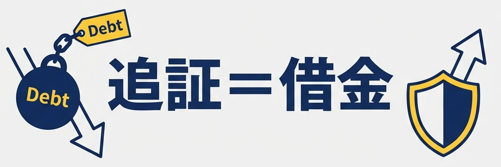 国内FXの追証リスクと借金の恐怖・ゼロカットの比較図