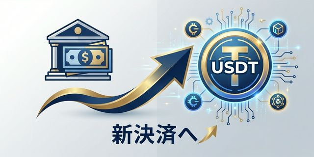 ステーブルコインUSDTへの新決済移行のイメージ