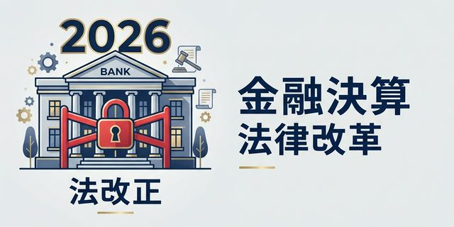 2026年資金決済法改正の銀行送金制限イメージ