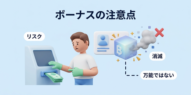 出金によるボーナス消滅などの注意点