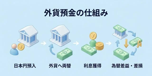 外貨預金とは？仕組みとコストの正体