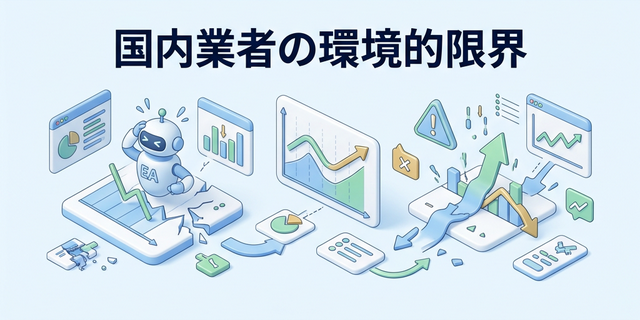 国内業者の環境的な限界