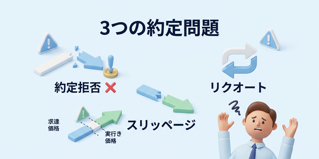 1. 「また刺さらなかった」——国内FXで勝てなくなる3つの約定問題
