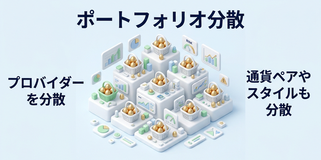 5. 資金を一つの戦略に依存させない「ポートフォリオ分散」の重要性