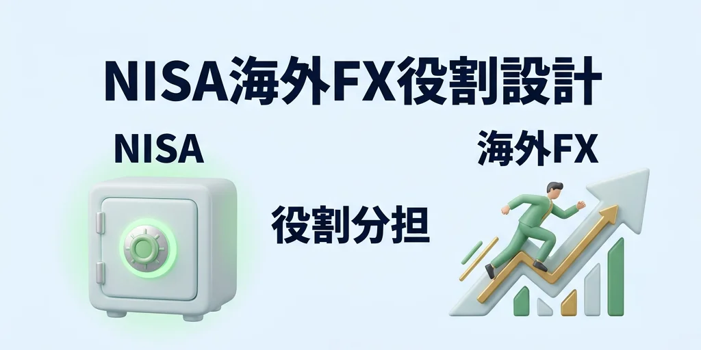 2. NISAは守り、海外FXは攻め——役割を分けるポートフォリオ設計