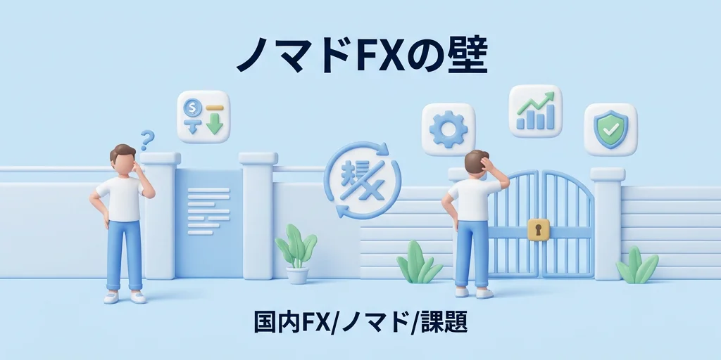 2. 国内FX業者がノマド生活に向かない5つの壁