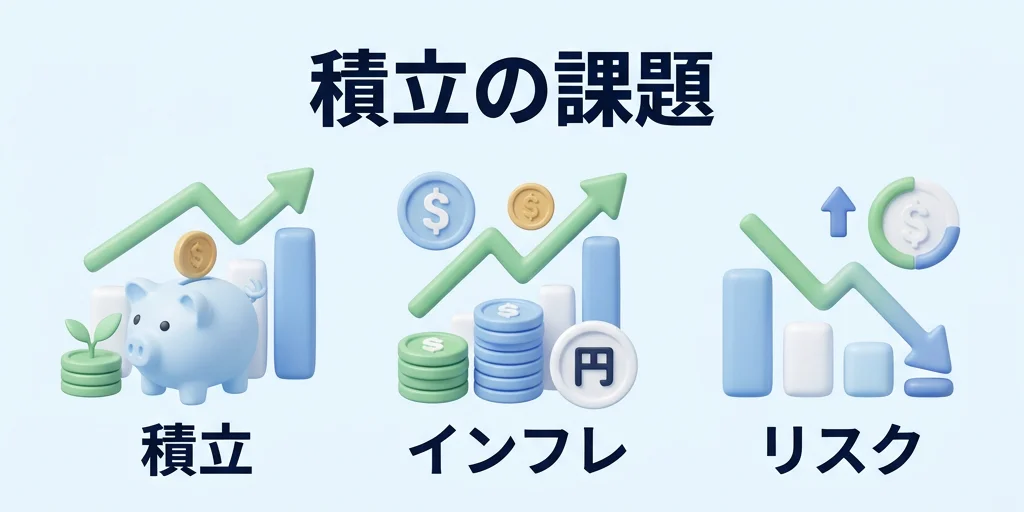 2. なぜ「毎月3万円の積立」では追いつかないのか（インフレ・円安リスク込みで試算）