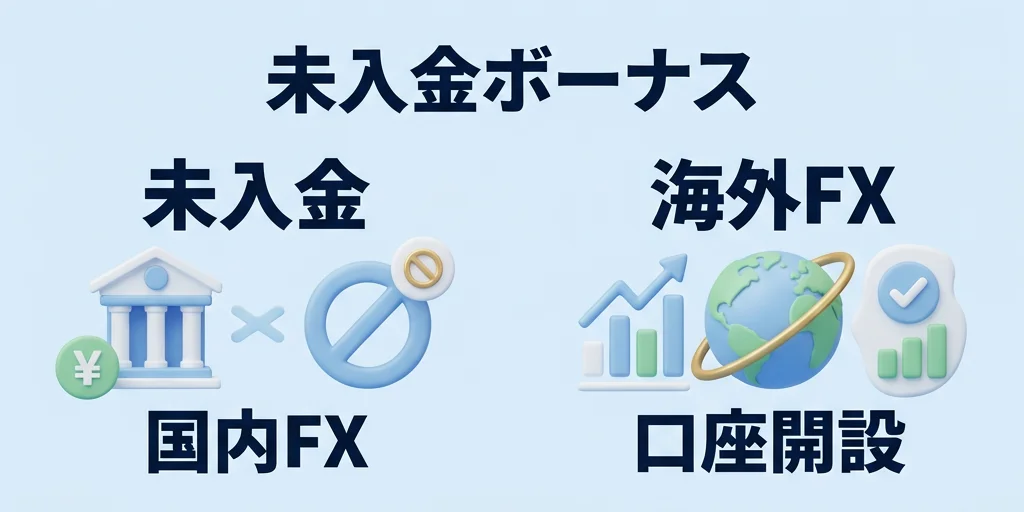 2. 国内FXでは絶対にあり得ない「未入金ボーナス」の仕組み