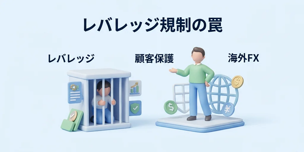 2. 顧客保護という名目で首を絞める「レバレッジ25倍」規制の罠
