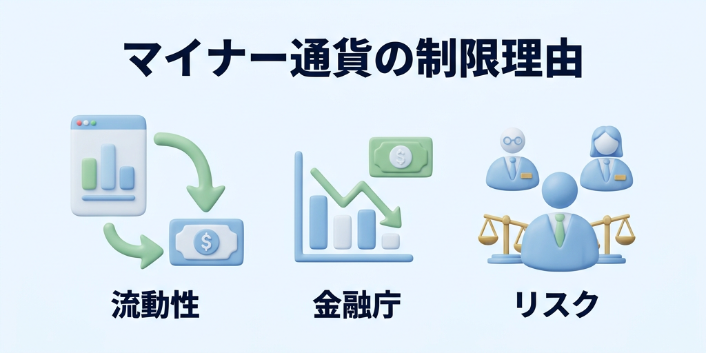 2. なぜ国内業者はマイナー通貨を制限するのか
