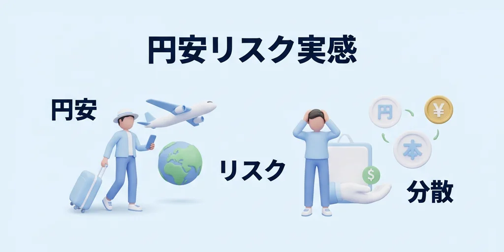 1. 円安が続く中で「日本円100%資産」はリスクだと気づいた話