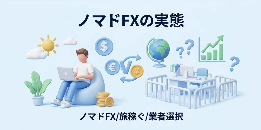 1. ノマドFXトレーダーの現実——旅しながら稼ぐ、は本当に可能か？
