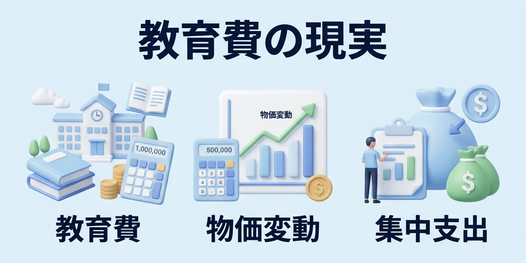 1. 教育費の実態：0歳から大学卒業まで最大2,200万円の衝撃