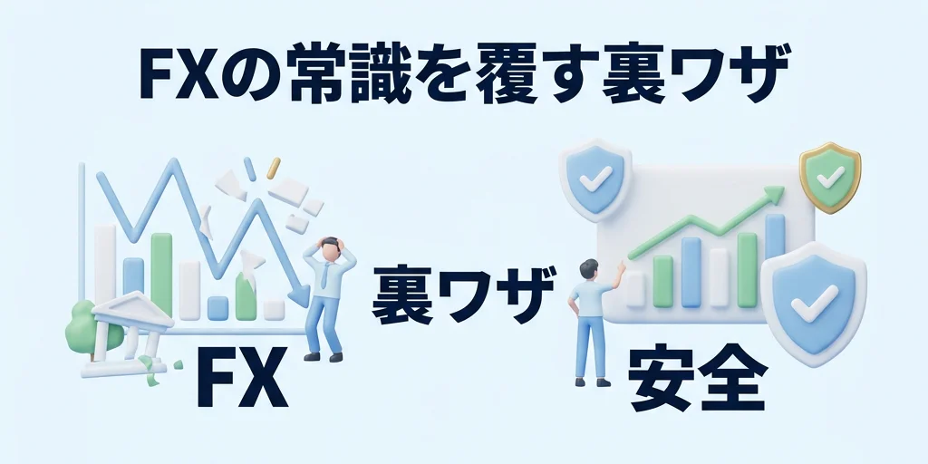 1. 「FXは怖い、お金が減る」という常識を覆す裏ワザ