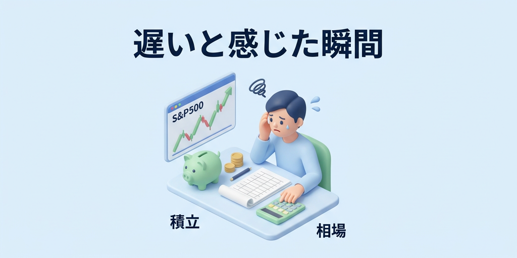 1. 「これじゃ遅い」と感じた瞬間——証券口座でS&P500を買っていた私