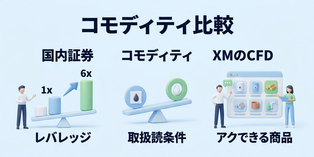 4. 国内証券のコモディティと何が違うか