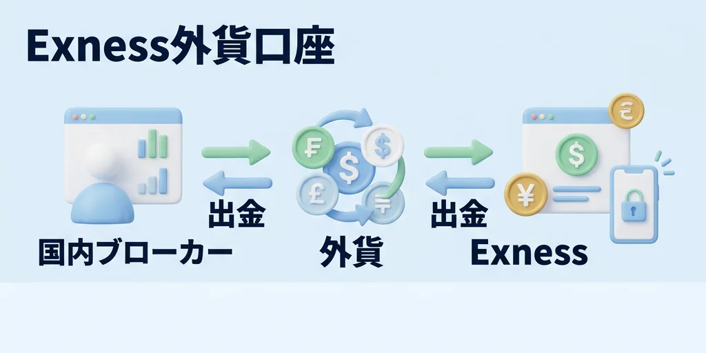 3. Exnessなら外貨（USD・EUR）のまま口座に置いておける