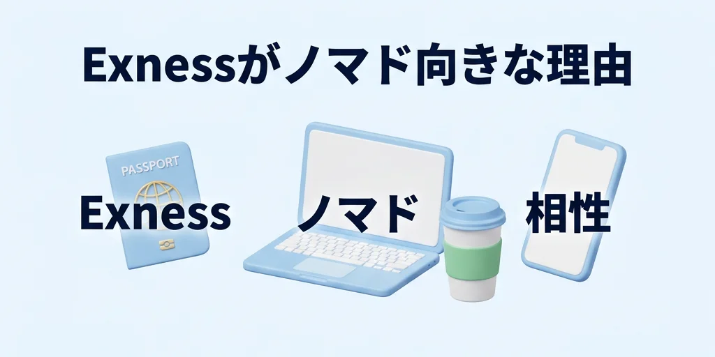 3. Exnessがノマド向きな理由3つ