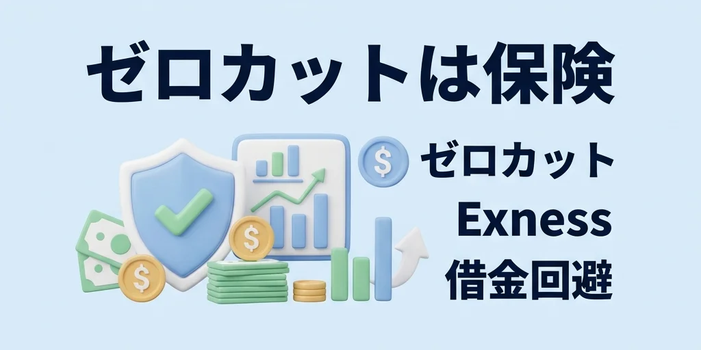 3. Exnessのゼロカットが「失敗しても借金にならない」唯一の保険になる理由