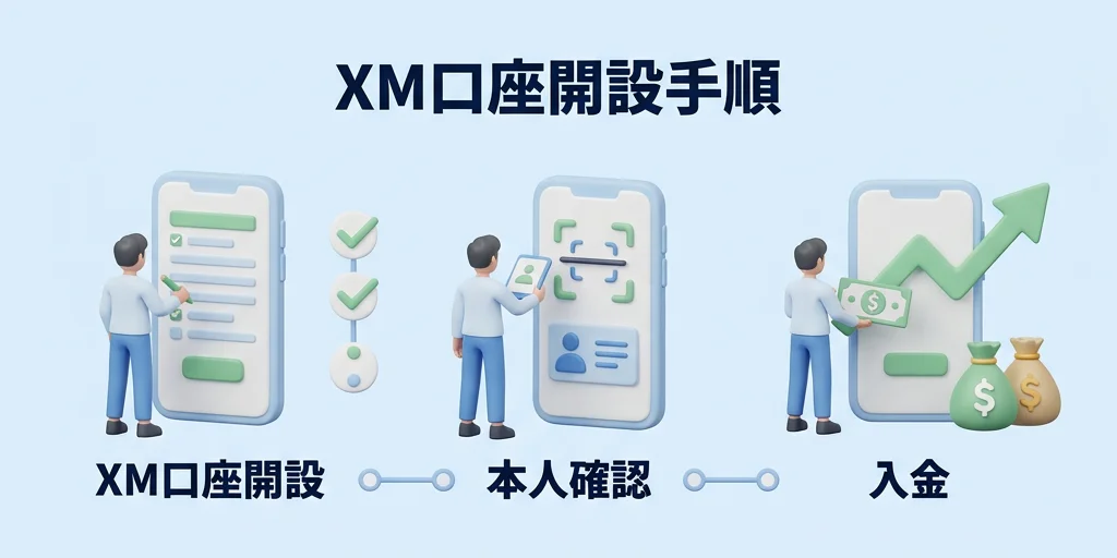 5. 実際の移行手順（XM口座開設→入金→取引開始）