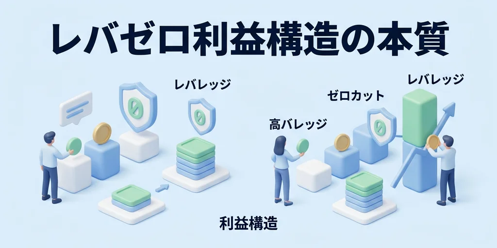 5. 税率だけで判断すると見落とす「レバレッジ×ゼロカット」の利益構造