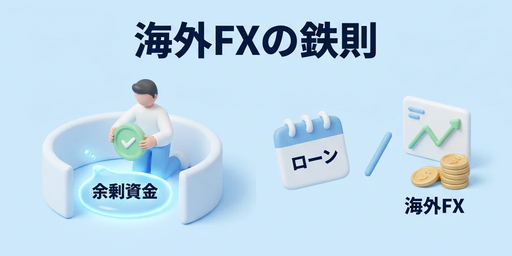 5. ローン返済中に海外FXを始める際の3つの鉄則