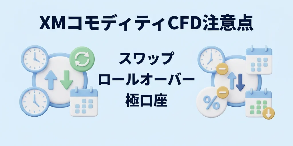 5. XMコモディティCFDを使う際の注意点