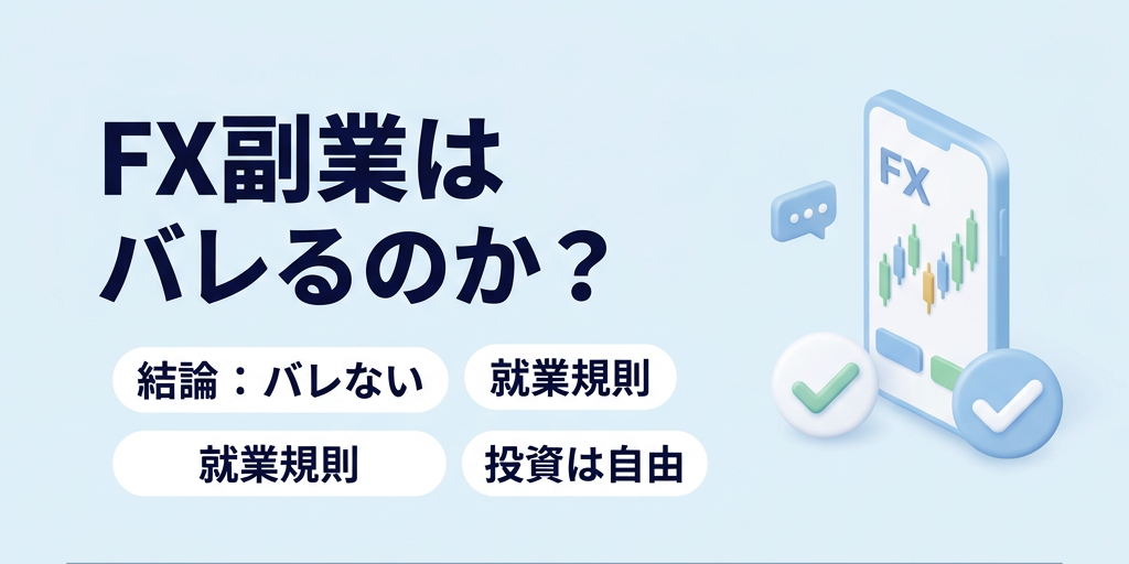 1. 副業禁止でFXをやって本当にバレるのか？（結論から）