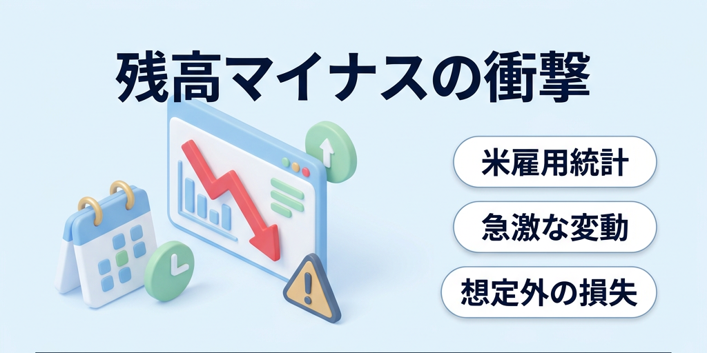1. あの日、口座残高がマイナスになった